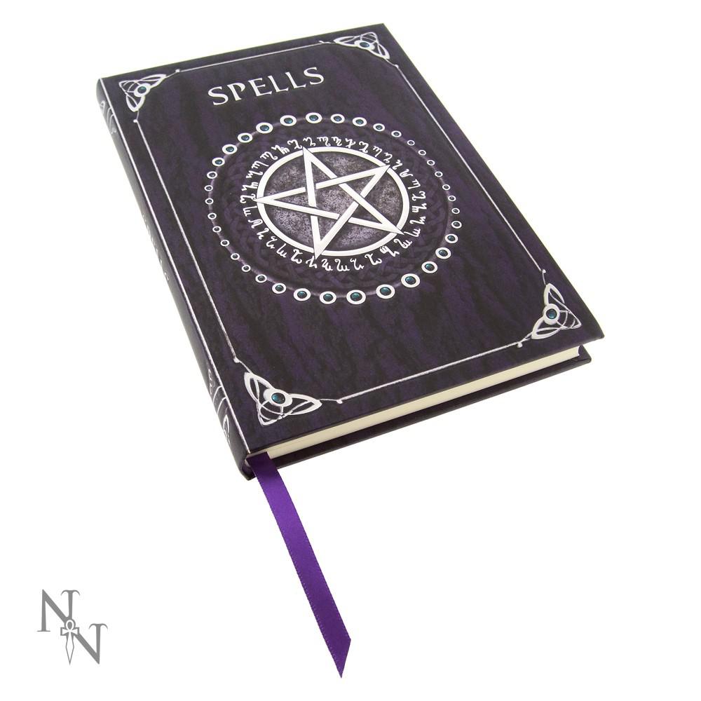 Nemesis Now - Spell Book Purple Journal - Purple/Silver coloured